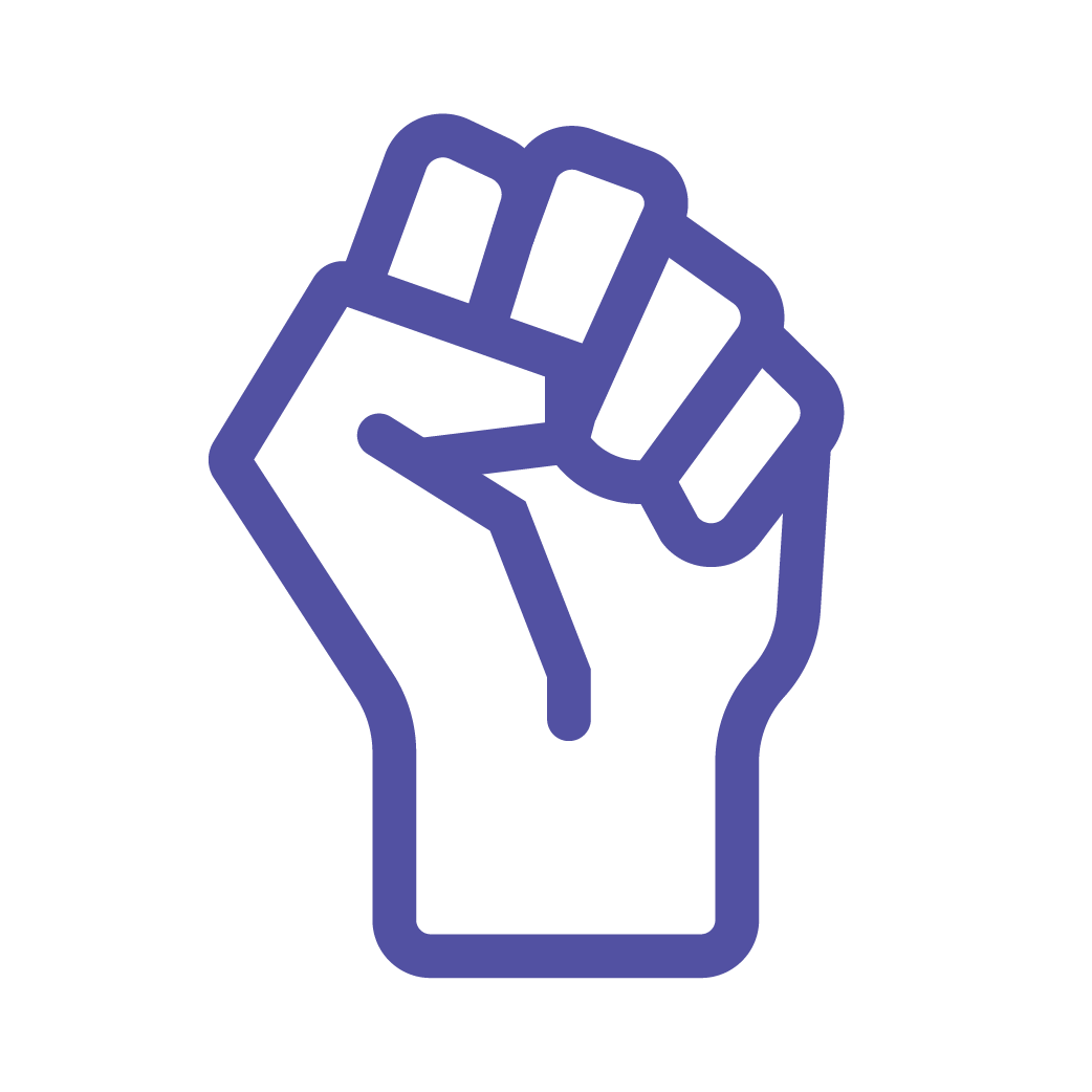 raised fist icon