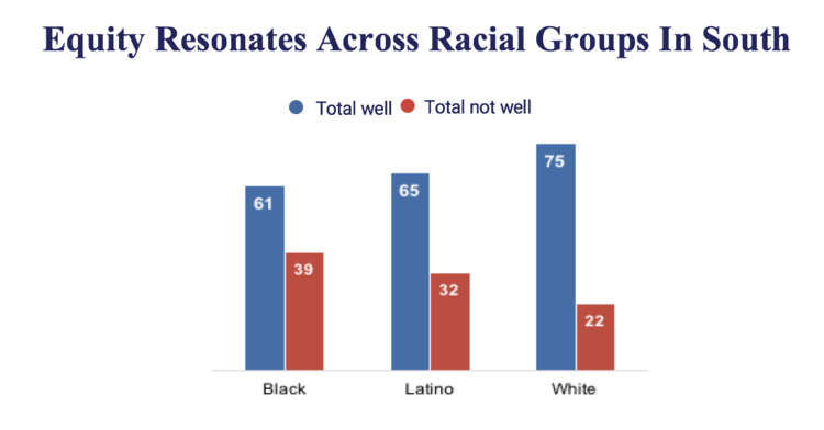 equity resonates across racial groups in south